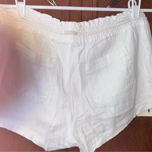 Women's White Casual Shorts